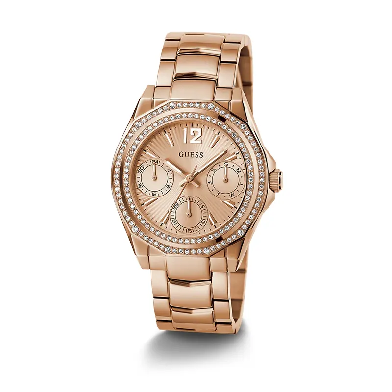 Guess Ritzy Rose Gold-tone Fashion Ladies Watch- GW0685L3